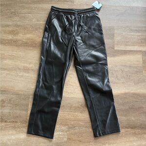 Women's Black Joggers with Elastic Waist